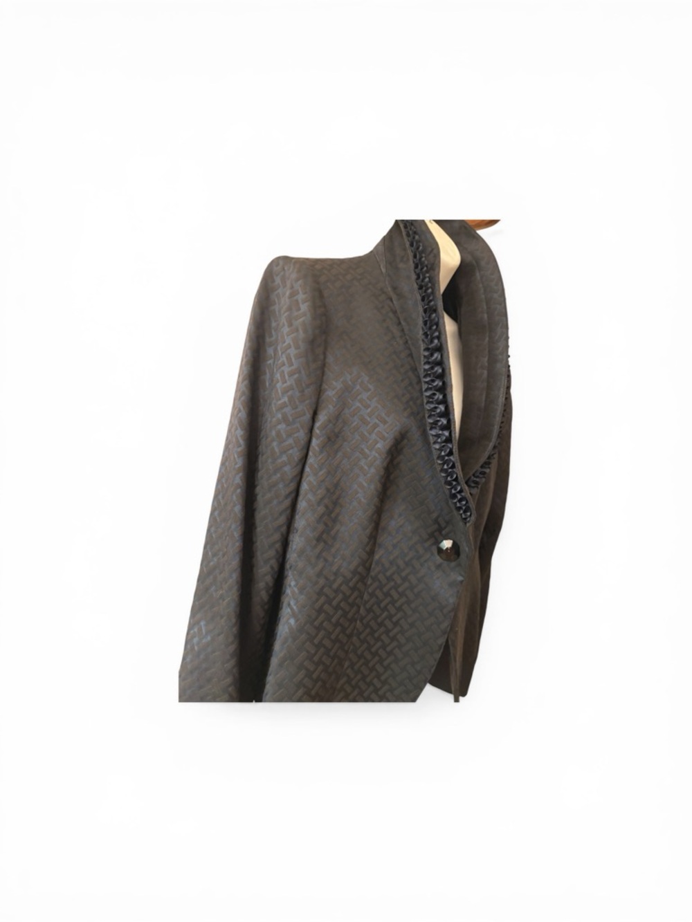 Armani Collezioni Women's Tailored Blazer with Braided Trim - Picture 3 of 7
